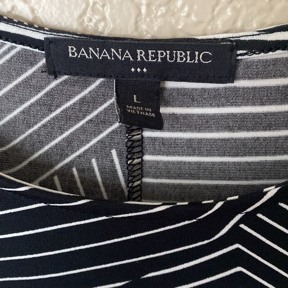 Banana Republic Abstract Print Dress - Womens L - Picture 2 of 6